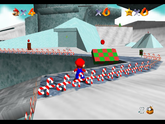Super Mario 64 - Christmas Texture Pack Screenshot 1